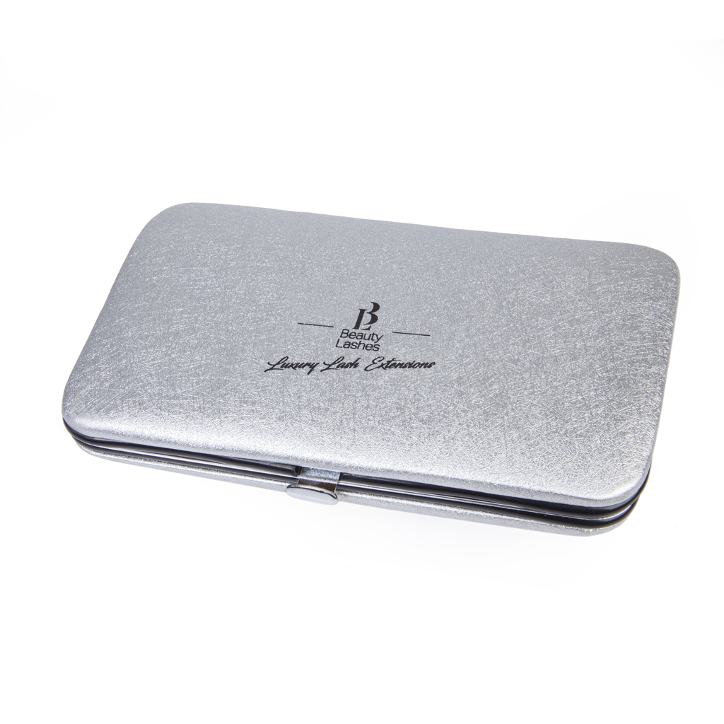 Etui magnétique pour pince à cils - Argenté