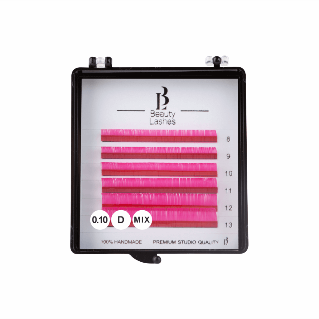 Cils pink 0,10D Mix