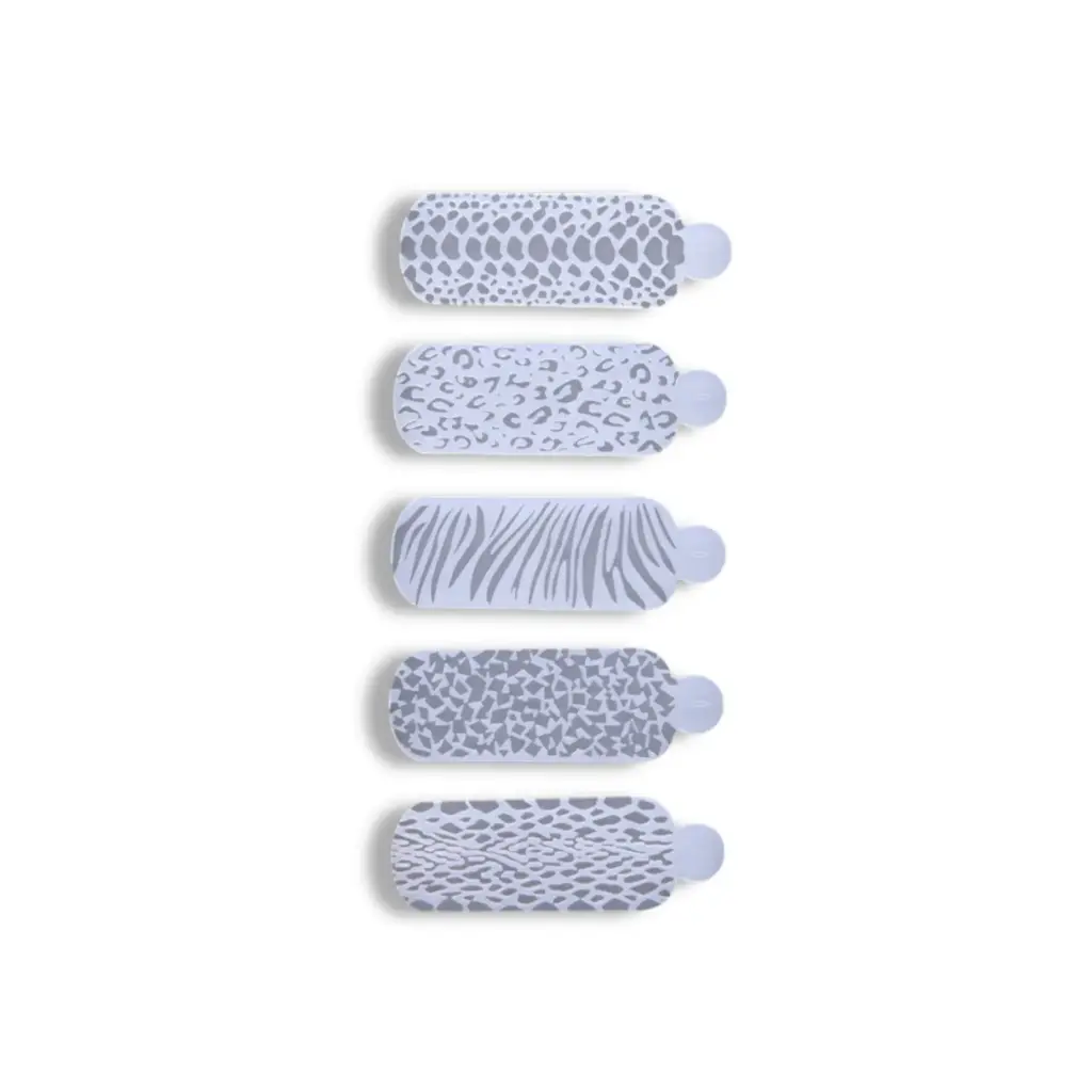 Patchs en silicone avec motifs