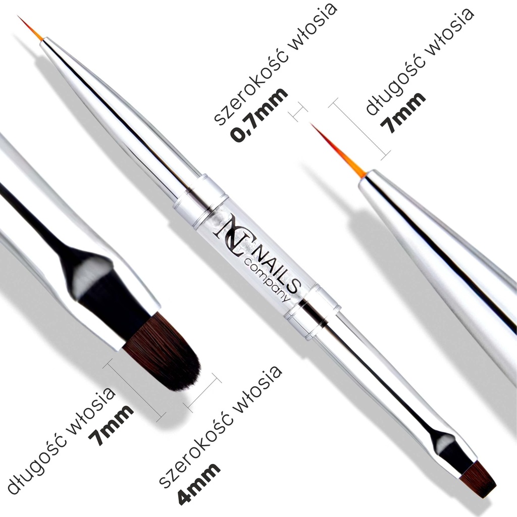 Pinceau Duo Oval 1 & 4