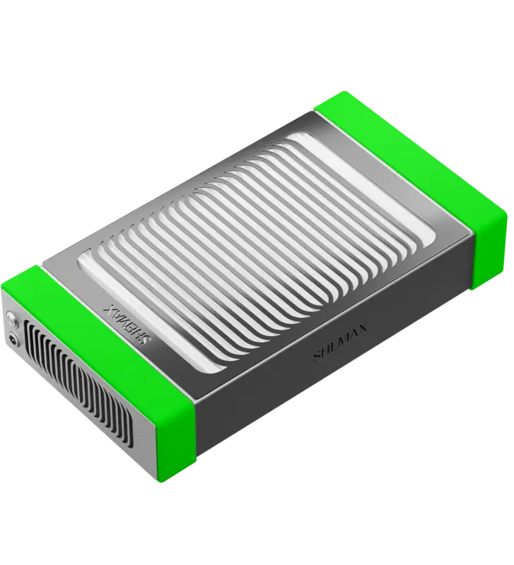 Aspirateur de table vert