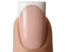 SnapNails Square Nude & White