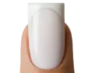 SnapNails Square Milky White & White