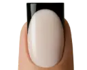 SnapNails Square Milky White & Black