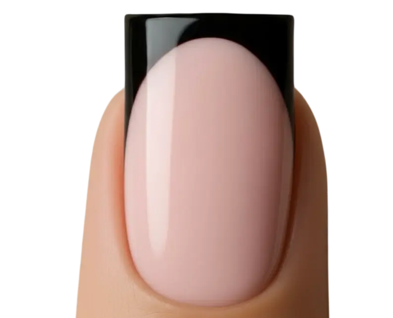 SnapNails Square Pink & Black