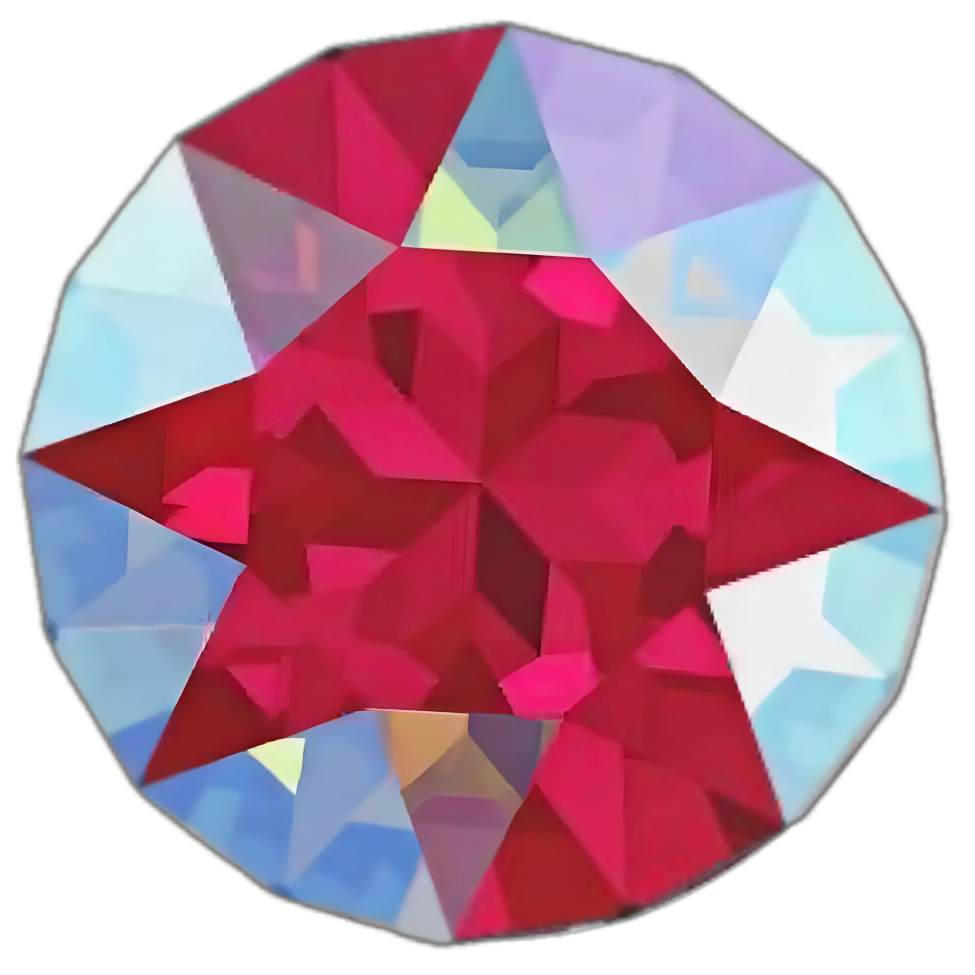 Strass Swarovski Light Siam Aurore Boreale SS5