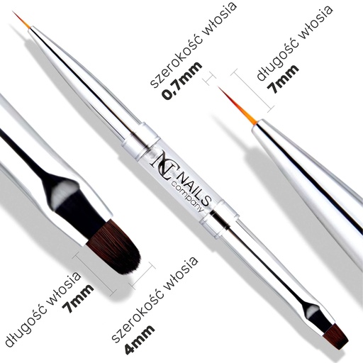 Pinceau Duo Oval 1 & 4