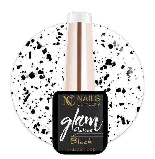 Glam Flakes Black