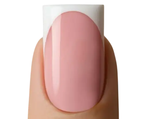 SnapNails Square Pink & White